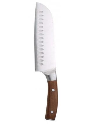 Ніж кухарський сантоку bergner bg-39161-br 17,5 см 3883173