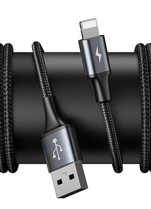 Кабель baseus combo usb to lightning / 2usb special data cable for backseat |1.5m, 3a| 4758006 5