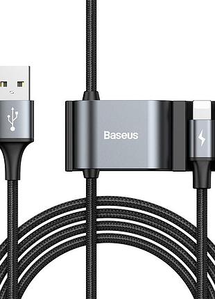 Кабель baseus combo usb to lightning / 2usb special data cable for backseat |1.5m, 3a| 4758006 7