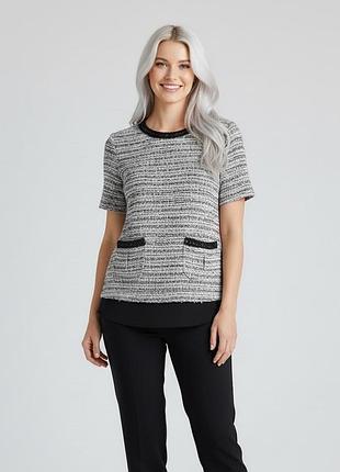 Жіноча блуза zara w&b collection в ідеальному стані розмір l