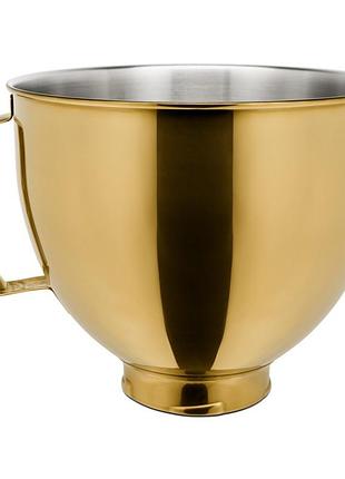 Чаша для миксера kitchenaid 5ksm5ssbrg 4.8 л золотистая 4544846