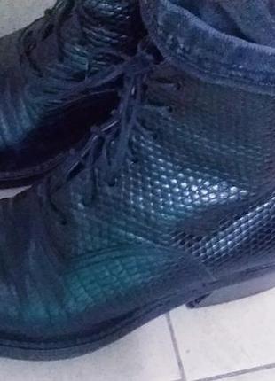 Сапоги ботинки кожаные vero cuoio