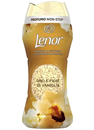 Гранулы для парфюмирования белья lenor oro e fiori di vaniglia (золото и цветы ванили), 195 г