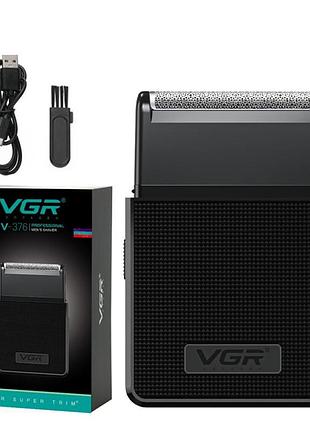 Електробритва vgr v-376 black чорна 5202727