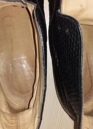 Сапоги ботинки кожаные vero cuoio