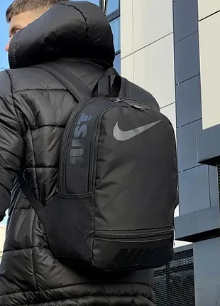 Рюкзак черный городской спортивный nike, рюкзак мужской женский найк сумка портфель 4