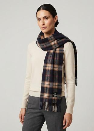 Gitta dela moda шарф в клетку  кашемир шерсть унисекс