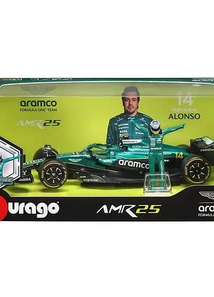 Автомодель с фигуркой – aston martin amr25 (2025) (1:24)