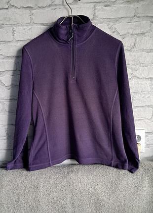 Женская флисовая кофта / худи active на молнии (1/4 zip) размер м