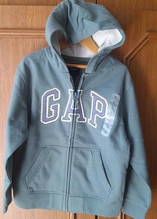 Кофта на замочке с капюшоном gap 6-7 лет
