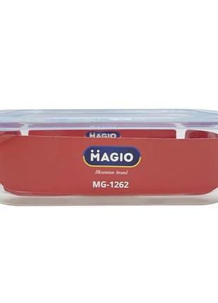 Контейнер харчовий з кришкою magio mg-1262 1500 мл 24х17.8х7.7 см 5168114