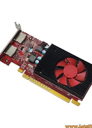 Відеокарта radeon r7 430 2gb низькопрофільна затичка для офісу старого комп ютера фотошопа full hd відео монітора sff пк