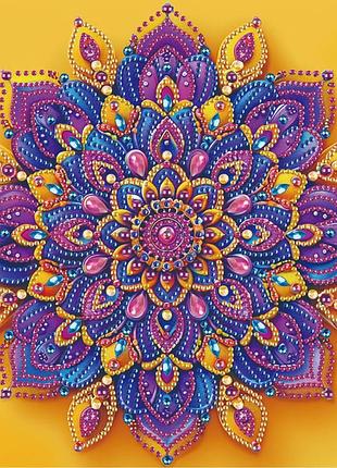Алмазная мозаика "нежный цветок" bh018, 25х25 см