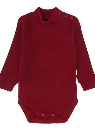 Однотонное боди для новорожденных ripe cherry 5237576