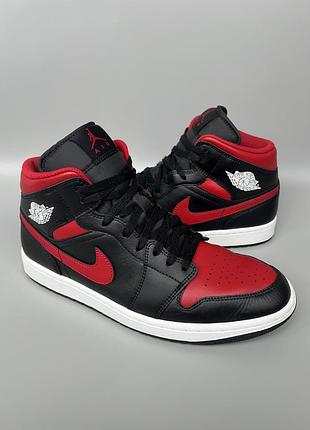 Оригінальні кросівки air jordan 1 mid шкіряні 45р.29см.