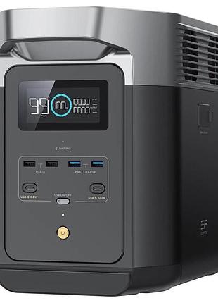 Зарядная станция ecoflow delta 2 (1800 вт / 1024 вт*ч, lifepo4, ибп/ups, wi-fi/bluetooth)
