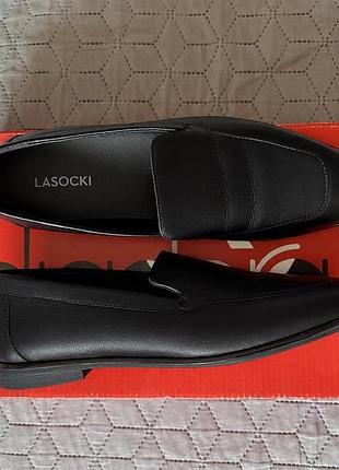 Кожанные лоферы lasocki 39 размер