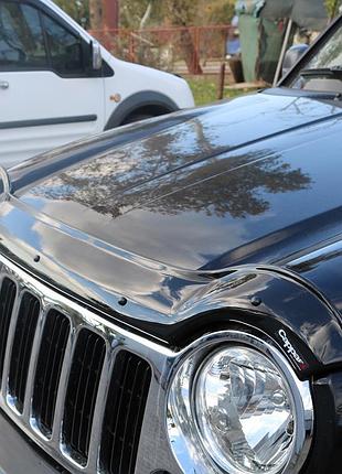 Дефлектор капота (eurocap) для jeep cherokee/liberty 2002-2007 гг