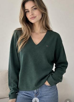 Tommy hilfiger вовняний джемпер, светр, пуловер