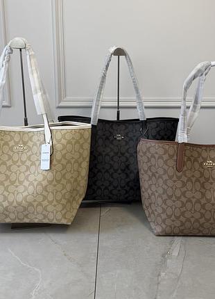 Сумка coach city tote шоппер coach