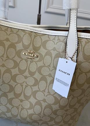 Сумка coach city tote шоппер coach 3