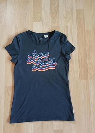 Футболка жіноча базова сіра levi's