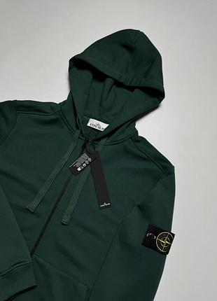 Zip hoodie green