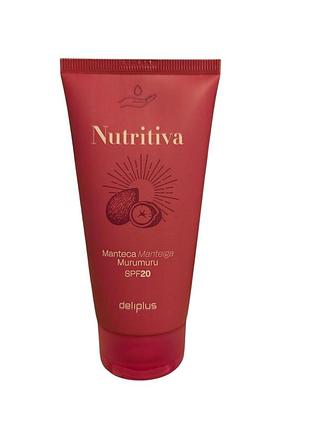 Питательный крем для рук deliplus nutritiva manteca murumuru от известного испанского бренда deliplus