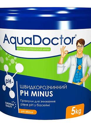 Засіб для зниження ph aquadoctor ph minus 5 кг в гранулах