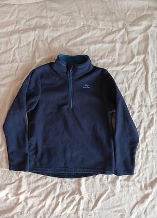 Детская флисовая кофта quechua (decathlon) на молнии