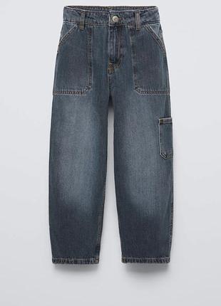 Широкі джинси zara, розмір 140
