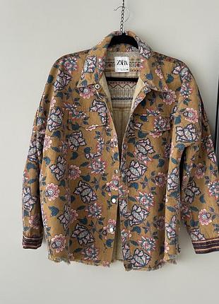 Джинсова сорочка zara