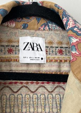 Джинсова сорочка zara 8