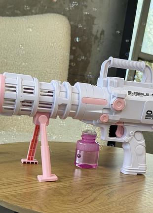 Базука з мильними бульбашками bazooka bubble gun😍 2