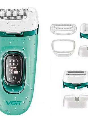 Набір для догляду та депіляції vgr 3 в 1 v-762 green зелений 5210609