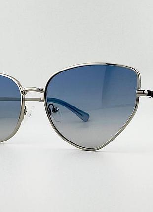 Жіночі сонцезахисні окуляри kaizi ps33424 c21 з поляризацією polarized і синіми кристали uv400