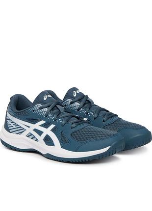 Кросівки підліткові asics upcourt 6 gs волейбол, гандбол, сквош, бадмінтон, настільний теніс- зальні види спорту.