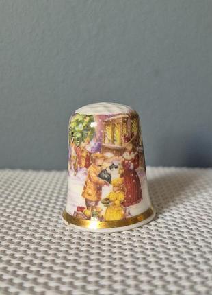 Рождественский коллекционный наперсток frica collection англия