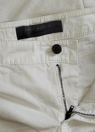 Zara. біла котонова спідниця. 5