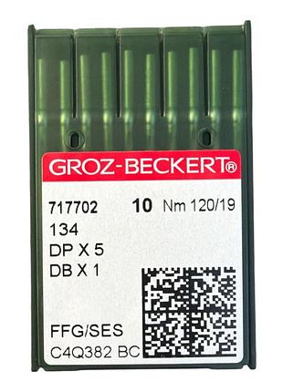 Иглы groz-beckert dpx5, ffg/ses, №120/19 для промышленных швейных машин (7468)