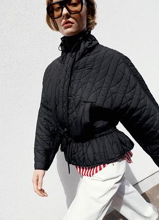 Zara new бомбер утепленный осень s, m, l