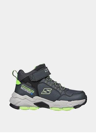 Черевики на хлопчика skechers drollix grey, розмір 34