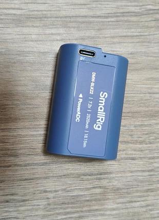 Акумулятор smallrig dmw-blk22 usb-c (2520 mah) для panasonic lumix (артикул: 4906)