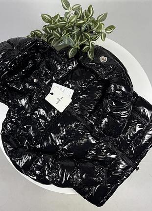 Пуховик moncler глянец