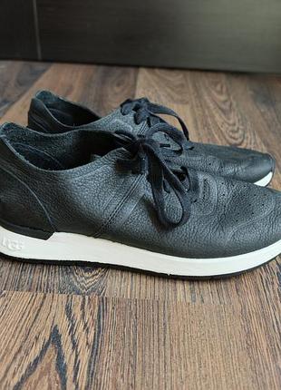 Ugg кожаные женские кроссовки