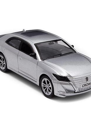 Автомодель - toyota crown (серебрист.) 9