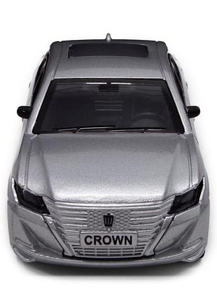 Автомодель - toyota crown (серебрист.) 10
