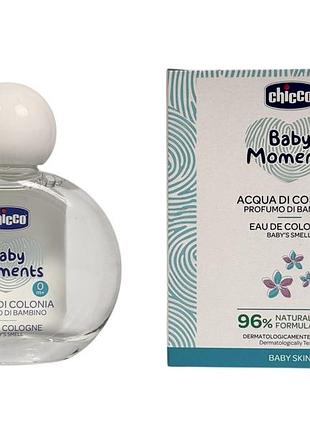 Парфюм детский chicco baby moments acqua di colonia profumo di bambino eau de cologne baby’s smell 100 мл