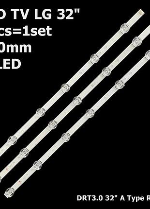Пlg innotek drt 3.0 32″ a/b type rev0.2 aluminum (32lb552u, 32lb561v, 32lb561u, 32lb563u) led підсвітка tv lg 3пл 6 св