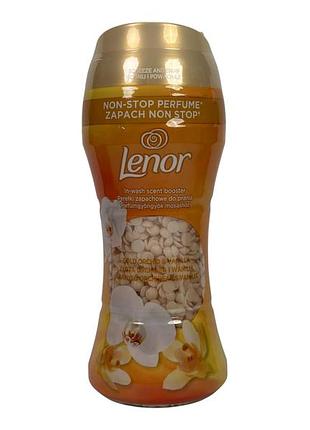 Ароматизатор для стирки lenor гранулы золота орхидея и ваниль gold orchid and vanilla 195 г